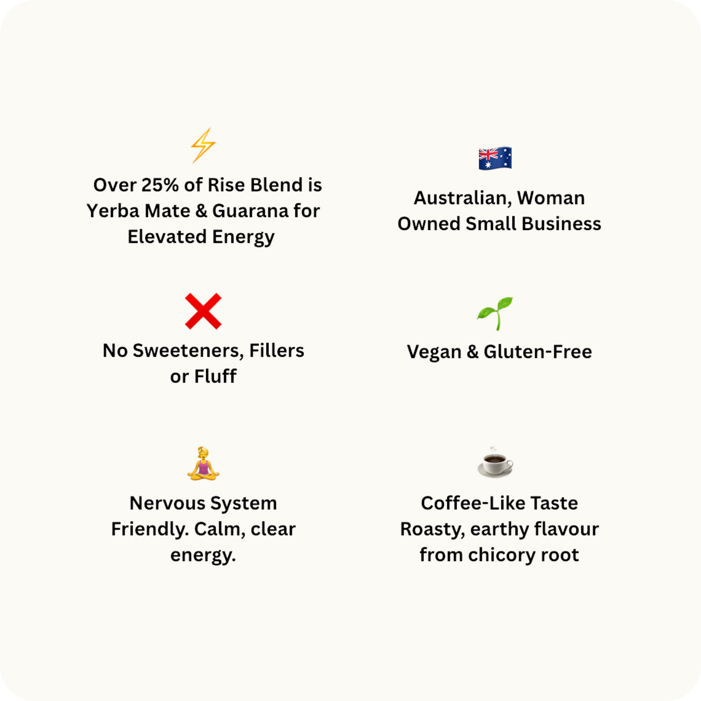 RISE Organic Coffee Alternative for All Day Energy